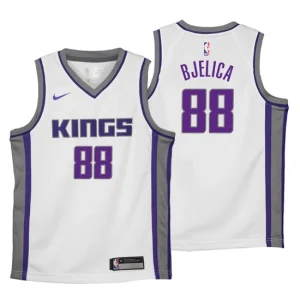 Youth Sacramento Kings 88 Nemanja Bjelica Association White Swingman Jersey