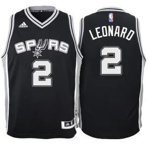 Youth San Antonio Spurs 2 Kawhi Leonard New Swingman Road Black Jersey