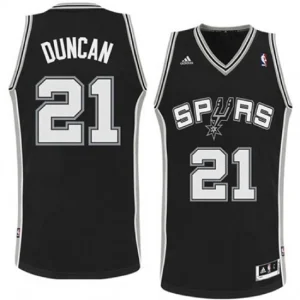 Youth San Antonio Spurs 21 Tim Duncan Revolution 30 Swingman Black Jersey