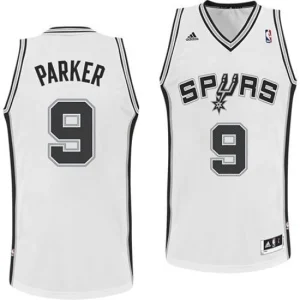 Youth San Antonio Spurs 9 Tony Parker Revolution 30 Swingman White Jersey