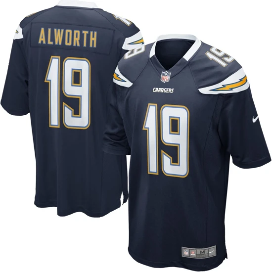 Youth San Diego Chargers Lance Alworth Nike Navy Blue Retired Game Jersey