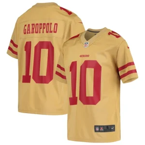 Youth San Francisco 49ers Jimmy Garoppolo Nike Gold Inverted Game Jersey