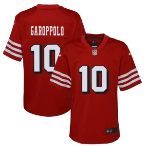 Youth San Francisco 49ers Jimmy Garoppolo Nike Scarlet Alternate Game Jersey