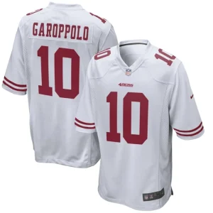 Youth San Francisco 49ers Jimmy Garoppolo Nike White Player Game Jersey