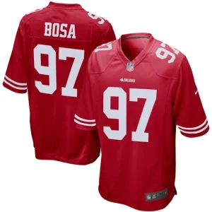 Youth San Francisco 49ers Nick Bosa Nike Scarlet Game Jersey