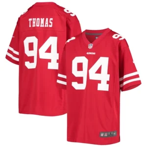 Youth San Francisco 49ers Solomon Thomas Nike Scarlet Game Player Jersey