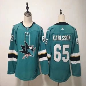 Youth San Jose Sharks Erik Karlsson 65 Teal Authentic