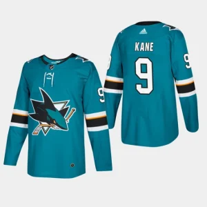 Youth San Jose Sharks Evander Kane 9 Home Teal