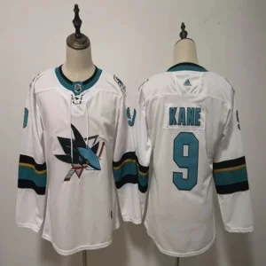 Youth San Jose Sharks Evander Kane 9 White Authentic