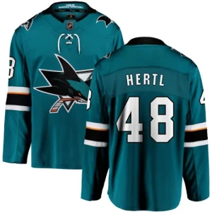 Youth San Jose Sharks Tomas Hertl 48 Breakaway Teal Green Fanatics Branded Home