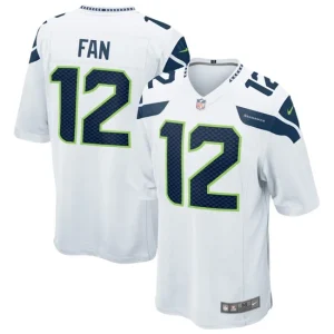 Youth Seattle Seahawks 12s Nike White Game Jersey