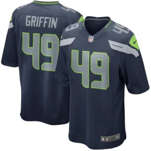 Youth Seattle Seahawks Shaquem Griffin Nike Navy Game Jersey