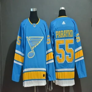 Youth St. Louis Blues Colton Parayko 55 2018-19 Blue Authentic