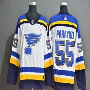 Youth St. Louis Blues Colton Parayko 55 2018-19 White Authentic