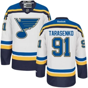 Youth St. Louis Blues Vladimir Tarasenko 91 Authentic Reebok White Away