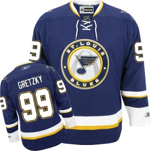 Youth St. Louis Blues Wayne Gretzky 99 Authentic Reebok Third