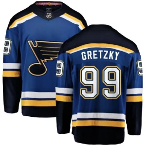 Youth St. Louis Blues Wayne Gretzky 99 Breakaway Royal Blue Fanatics Branded Home