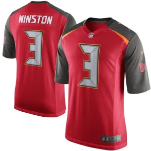 Youth Tampa Bay Buccaneers Jameis Winston Nike Red Game Jersey