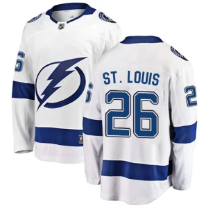 Youth Tampa Bay Lightning Martin St. Louis 26 Breakaway White Fanatics Branded Away