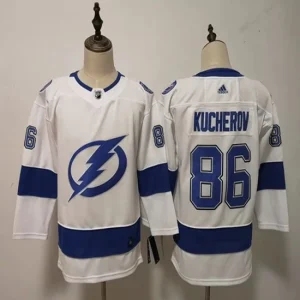 Youth Tampa Bay Lightning Nikita Kucherov 86 2018-19 White Authentic