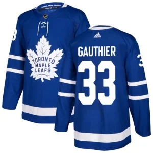 Youth Toronto Maple Leafs Frederik Gauthier 33 Authentic Royal Blue Home