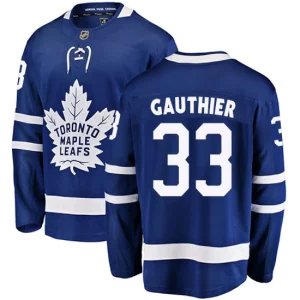 Youth Toronto Maple Leafs Frederik Gauthier 33 Breakaway Royal Blue Fanatics Branded Home