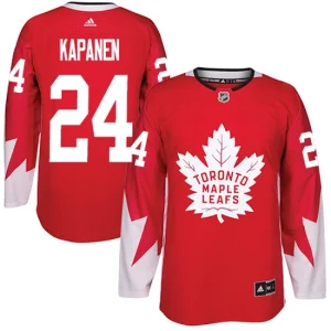 Youth Toronto Maple Leafs Kasperi Kapanen 24 Authentic Red Alternate