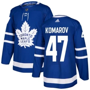 Youth Toronto Maple Leafs Leo Komarov 47 Authentic Royal Blue Home