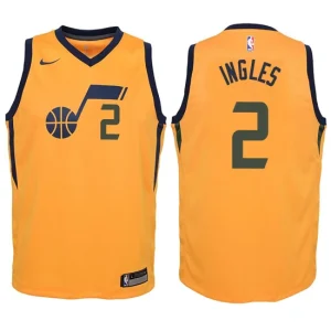 Youth Utah Jazz 2 Joe Ingles Yellow Swingman Jersey - Statement Edition