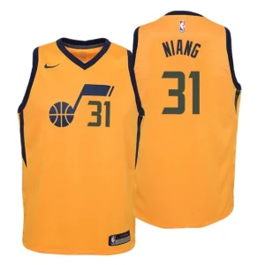 Youth Utah Jazz 31 Georges Niang Statement Gold Swingman Jersey