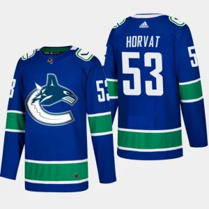 Youth Vancouver Canucks Bo Horvat 53 Home Blue Authentic Player