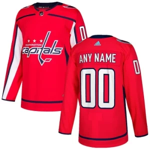 Youth Washington Capitals Customized Home Red Authentic