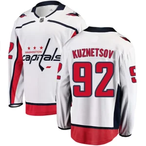 Youth Washington Capitals Evgeny Kuznetsov 92 Breakaway White Fanatics Branded Away