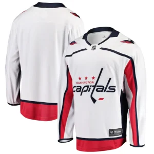 Youth Washington Capitals Fanatics Branded White Breakaway Away