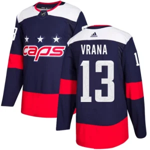 Youth Washington Capitals Jakub Vrana 13 Authentic Navy Blue 2018 Stadium Series