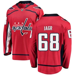 Youth Washington Capitals Jaromir Jagr 68 Breakaway Red Fanatics Branded Home