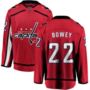 Youth Washington Capitals Madison Bowey 22 Breakaway Red Fanatics Branded Home