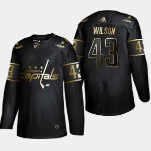 Youth Washington Capitals Tom Wilson 43 2019  Golden Edition Black Authentic Player