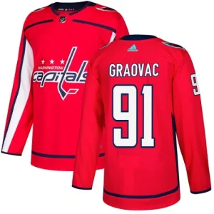 Youth Washington Capitals Tyler Graovac 91 Authentic Red Home