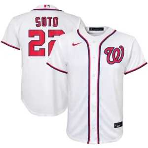 Youth Washington Nationals Juan Soto Nike White Home Player Jersey