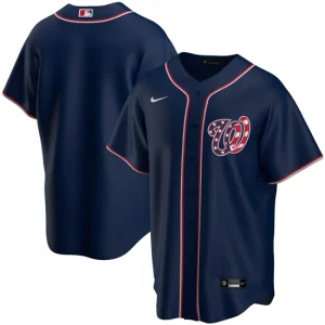 Youth Washington Nationals Nike Navy Alternate Team Jersey