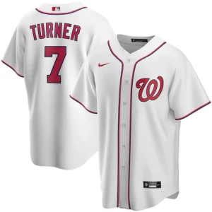 Youth Washington Nationals Trea Turner Nike White Home Player Jersey