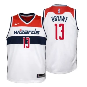 Youth Washington Wizards 13 Thomas Bryant Association White Swingman Jersey