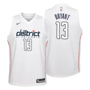 Youth Washington Wizards 13 Thomas Bryant City Edition White Swingman Jersey