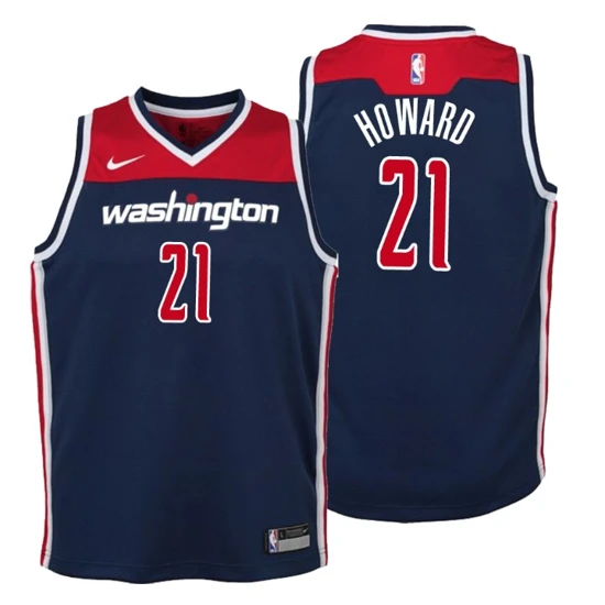 Youth Washington Wizards 21 Dwight Howard Statement Red Swingman Jersey