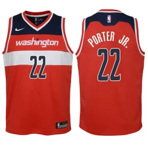 Youth Washington Wizards 22 Otto Porter Jr. Red Swingman Jersey-Icon Edition