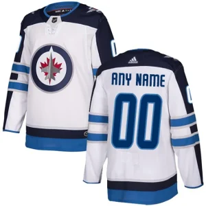 Youth Winnipeg Jets Customized White Away Authentic