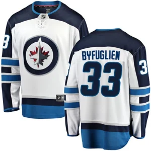 Youth Winnipeg Jets Dustin Byfuglien 33 Breakaway White Fanatics Branded Away