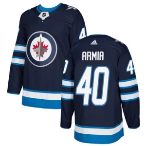 Youth Winnipeg Jets Joel Armia 40 Authentic Navy Blue Home