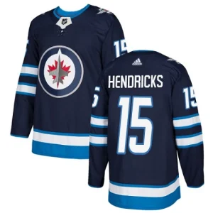 Youth Winnipeg Jets Matt Hendricks 15 Authentic Navy Blue Home